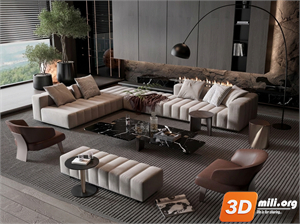 Sofa Minotti Skp Files 